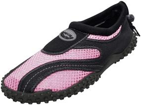 img 1 attached to Kids' Athletic Purple Water Shoes by Easy USA (Toddler/Little Kid/Big Kid)