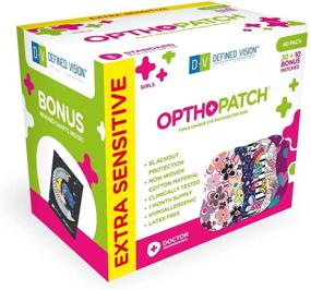 img 4 attached to Kids Eye Patches Hypoallergenic Optho Patch