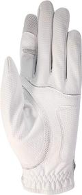 img 3 attached to Universal Fit One Size Ladies Synthetic Golf Gloves with Zero Friction Compression