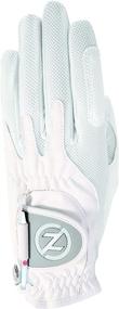 img 4 attached to Universal Fit One Size Ladies Synthetic Golf Gloves with Zero Friction Compression