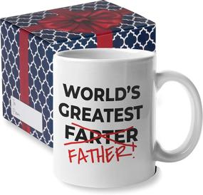 img 4 attached to 👨 World's Greatest Farter Funny Dad Mug - Hilarious Fathers Day Gift!