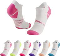 🧦 acefine women's ankle socks - pack of 6 with cushioned support for athletic running - low cut design логотип