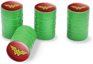 graphics and more wonder woman classic logo tire rim wheel aluminum valve stem caps tires & wheels logo