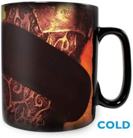 img 1 attached to 🔮 Magic in a Mug: The Lord of the Rings 'One Ring to Rule Them All' Heat Reveal Ceramic Coffee Mug - 16 Ounces