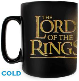 img 3 attached to 🔮 Magic in a Mug: The Lord of the Rings 'One Ring to Rule Them All' Heat Reveal Ceramic Coffee Mug - 16 Ounces