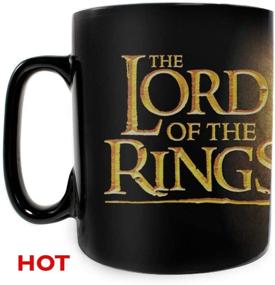 img 2 attached to 🔮 Magic in a Mug: The Lord of the Rings 'One Ring to Rule Them All' Heat Reveal Ceramic Coffee Mug - 16 Ounces