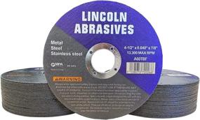 img 4 attached to Cut Off Wheels Lincoln Abrasives Stainless Power & Hand Tools