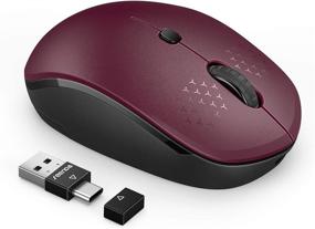 img 4 attached to Seenda Wireless Bluetooth Mouse - Rechargeable Wireless Mouse (BT 4