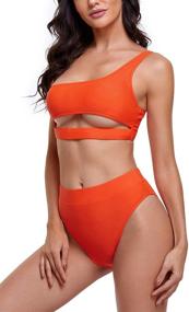 img 3 attached to 👙 BYOAUO Women's Shoulder-Waisted Swimsuit - Clothing for Women in Swimsuits & Cover Ups