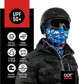 img 3 attached to GOT Sports UPF 50+ Balaclava Ski Mask - The Ultimate Windproof and Breathable Winter Mask for Men and Women - Ideal for Skiing, Riding, and Fishing