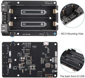 img 1 attached to MakerHawk Raspberry Pi UPS Power Supply Uninterruptible HAT with Battery Charger Power Bank & Management Expansion Board 5V for Raspberry Pi 4 Model B / 3B + / 3B (Battery Excluded)