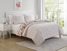 img 1 attached to 🏕️ VCNY Home Little Campers Collection Comforter Set: Soft & Cozy Bedding for Twin Beds, Stylish Chic Design for Home Décor, Machine Washable & Multi-Colored