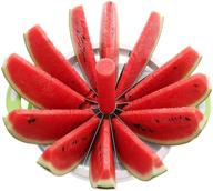 🍉 zah melon slicer - efficient handheld round divider for watermelon, fruits cutting & slicing - multifunctional kitchen tool logo