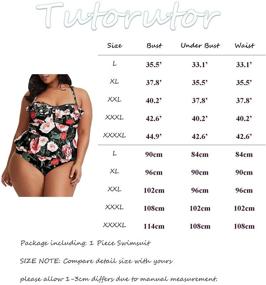 img 1 attached to Womens Swimwear Tankini Control Swimsuits Women's Clothing for Swimsuits & Cover Ups