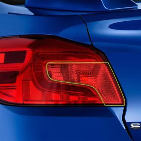 img 1 attached to Bogar Tech Designs Tail Light Tint Kit Redout Compatible With And Fits Subaru WRX/STI 2015-2021