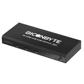 img 4 attached to 🔀 Ultimate HDMI KVM Switch: Share Keyboard, Mouse & HD Monitor Between 2 Computers, Including Nintendo, PS4, Xbox, Windows, MacOS & Linux