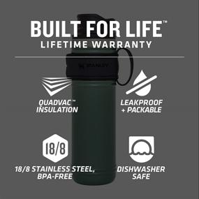 img 3 attached to 🍵 Stanley Quadvac Hammertone Green Trigger Action Mug, 20oz