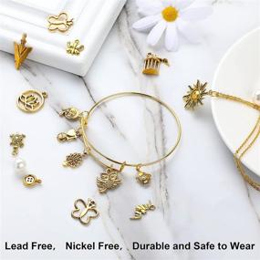 img 2 attached to 💎 SANNIX Assorted Pendants Necklace Bracelet: Stylish Jewelry Set for Every Occasion