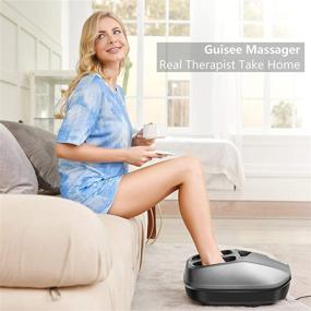 img 3 attached to Enhanced Shiatsu Foot Massager: Heat, Air Compression, Multi-Level Settings - Electric Foot Therapy Massage Machine