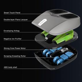 img 2 attached to Enhanced Shiatsu Foot Massager: Heat, Air Compression, Multi-Level Settings - Electric Foot Therapy Massage Machine