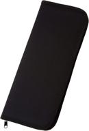 🎒 black long handle keep n' carry zippered brush carrier - royal langnickel 12-1/2" x 14-1/2 logo