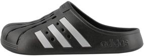 img 4 attached to Adidas Adilette White Black Men's Athletic Shoes: Unisex Adult Design