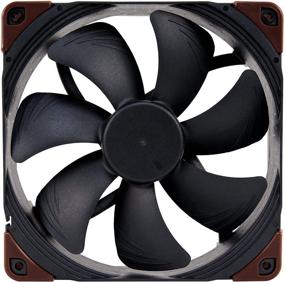 img 3 attached to 💨 Noctua NF-A14 iPPC-2000 Black Heavy Duty Cooling Fan, 3-Pin, 2000 RPM, 140mm