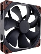 💨 noctua nf-a14 ippc-2000 black heavy duty cooling fan, 3-pin, 2000 rpm, 140mm logo