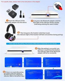 img 3 attached to 🔌 R Star Bluetooth Adapter Mini USB BT 5.0: Ultimate Wireless Audio Experience for TV, PC, PS5, PS4, Switch - Transmitter & Receiver