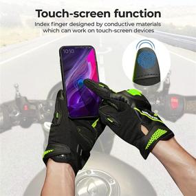 img 1 attached to Motorcycle Touchscreen Breathable Motocross Skateboarding