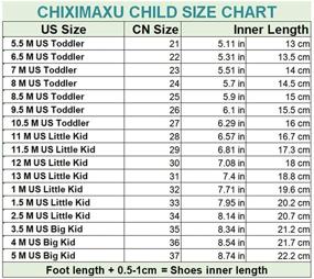 img 2 attached to 👧 Chiximaxu Ballerina School Floral Toddler Girls' Shoes