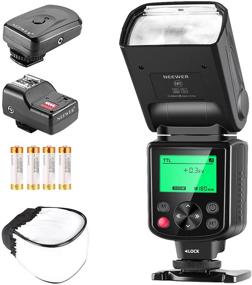 img 4 attached to 📸 Neewer NW670 E-TTL Flash Kit with Color Gel Filters for Canon Rebel DSLR Cameras: Compatible with T5i T4i T3i T2i XSi XTi and More, Includes Flash Trigger