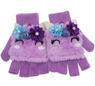 xperry unicorn fingerless convertible knitted girls' accessories for cold weather – enhance seo! logo