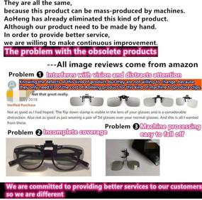 img 1 attached to AoHeng 3D Clip on Glasses for Movies and Theater/Cinema Viewing | Passive 3D TV (Pack of 2)