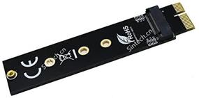 img 1 attached to 💡 Sintech NVMe PCIe M.2(M-NGFF) M Key SSD to PCI-e X1 Adapter Card - Совместим с Samsung 960 970 EVO: Бесшовное решение