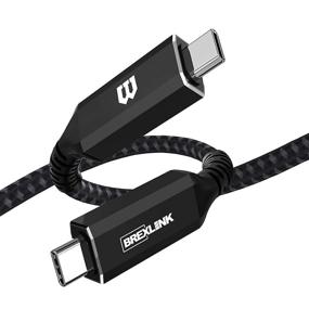 img 4 attached to 🔌 BrexLink USB 4 Cable: Thunderbolt 3 [2.3ft/0.8m], 40Gbps Fast Charging TB3 Cable - MacBooks, MateBook X PRO, Dell, HP, Thinkpad, Chromebook, and More