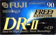 fuji 5 pack recordable audio tapes: high-quality drii904plus1 for superior sound storage logo