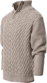 img 2 attached to Cozy and Stylish Gioberti Kids and Boys Mock Neck Pullover Knitted Sweater