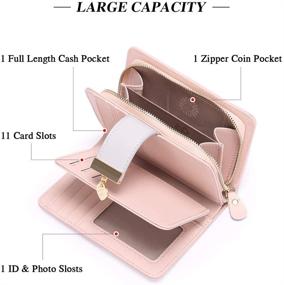 img 1 attached to 👜 Vintage Leather Handbags & Wallets for Women with Stylish Blocking Feature