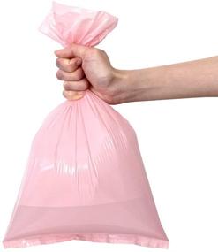 img 2 attached to 👶 150 Unscented BOS Amazing Odor Sealing Baby Diaper Disposal Bags - Durable [Size S, Pink Color] - New BABY Packaging!