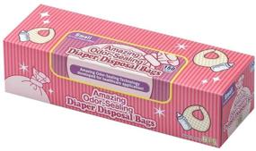 img 4 attached to 👶 150 Непахнущих пакетов BOS Amazing Odor Sealing для выкидывания подгузников для младенцев - Прочные [размер S, цвет розовый] - Новая упаковка для младенцев!