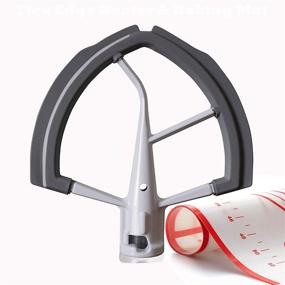 img 4 attached to 🥧 Enhance Your Baking Experience with WECATION 6 Quart Flex Edge Beater and Baking Mat for Kitchenaid Tilt-Head Stand Mixers