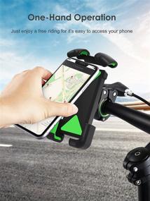 img 2 attached to 🚲 Zacro 360° Rotation Bike Phone Holder Mount for 20-38 mm Handlebars - Universal Bicycle/Motorcycle Phone Mount for 4.7"-7.0" Cellphones - Easy Installation