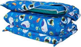 img 2 attached to 🌌 KinderMat Sheets PBS Kids - Full Nap Mat Washable Cover, Space Explorer Edition - Regular Size, Perfect for Daycare & Family Households (KINDERMAT NOT Included)
