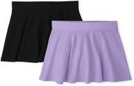 👧 the children's place girls' skorts: double the fun with a pack of two! logo