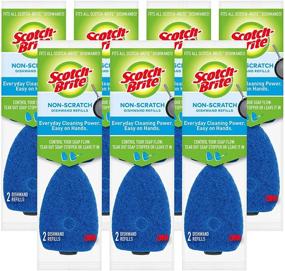img 4 attached to 🧽 Scotch-Brite Non-Scratch Dishwand Refills, Fits All Dishwands, 14 Refills Blue 2 Count - Pack of 7 | Improved SEO