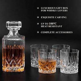 img 3 attached to 🥃 DEXIDUO Whiskey Decanter Cocktail Glasses