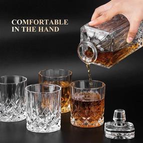 img 2 attached to 🥃 DEXIDUO Whiskey Decanter Cocktail Glasses