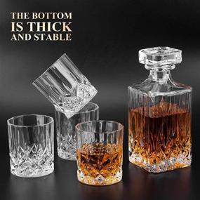 img 1 attached to 🥃 DEXIDUO Whiskey Decanter Cocktail Glasses