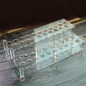img 2 attached to 💄 Erlvery DaMain 41-Space Transparent Acrylic Lipstick Holder: Stylish Cosmetic Organizer and Showcase